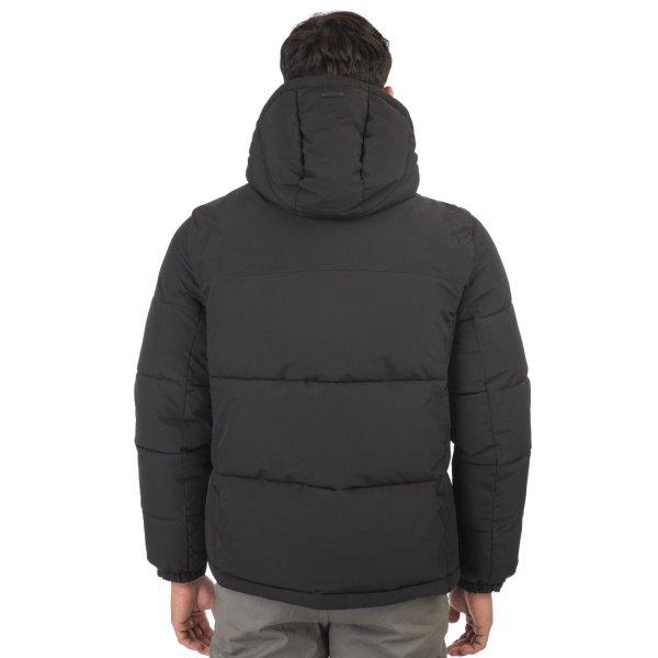MJK-2006B Double Jackets Mid Length Padded Black 50