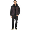 MJK-2006A Double Jackets Mid Length Padded (Μεγάλα Μεγέθη) Plum Black CC41