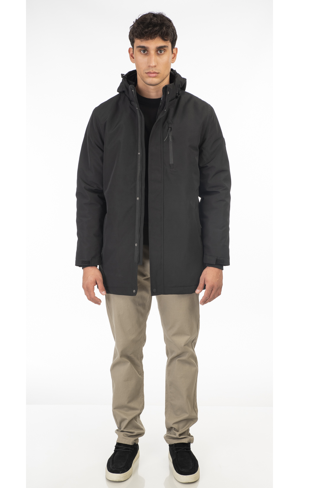MJK-2018 Double Jackets Parka Black 50