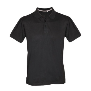 KMP180C Keya Prime Polo Κοντομάνικο Μπλουζάκι Μαύρο 180gr