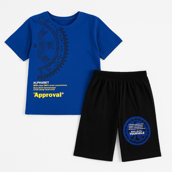 Παιδικό σετ Μπλουζάκι με Σόρτς Our Approval