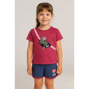 Παιδικό Σετ Μπλουζάκι με Σόρτς Glasses