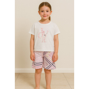 Παιδικό Σετ Μπλουζάκι με βερμούδα Love