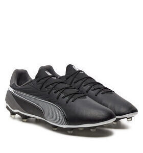Puma King Match FG/AG Black/White/Cool Dark Grey 107863 01