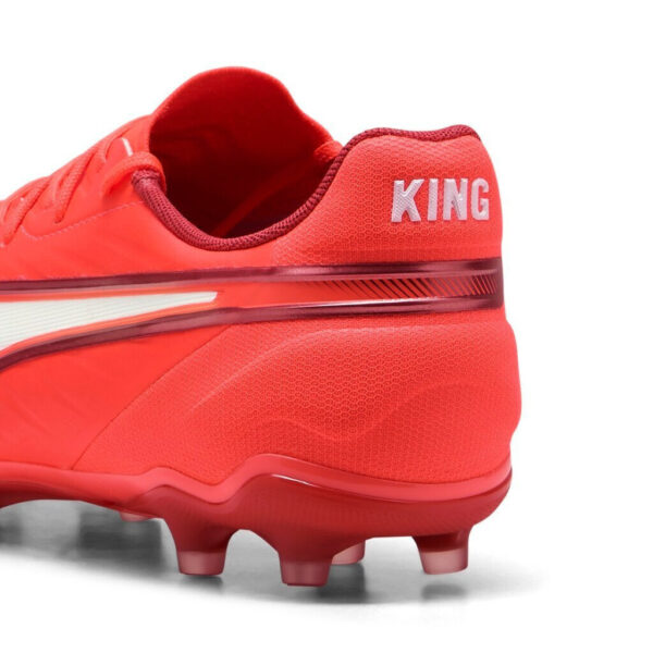 Puma King Match FG/AG glowing Red/White/Red Fire 108315 01