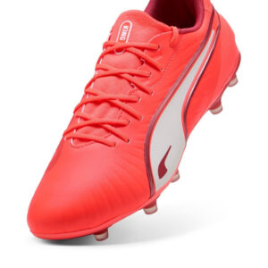 Puma King Match FG/AG glowing Red/White/Red Fire 108315 01