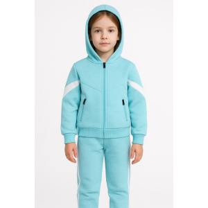 Παιδικό σετ Φόρμες με Κουκούλα Σιέλ