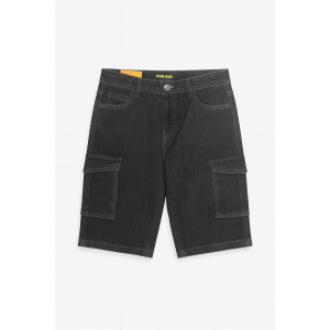 Παιδική Βερμούδα Τζιν RunBoy Μαύρη