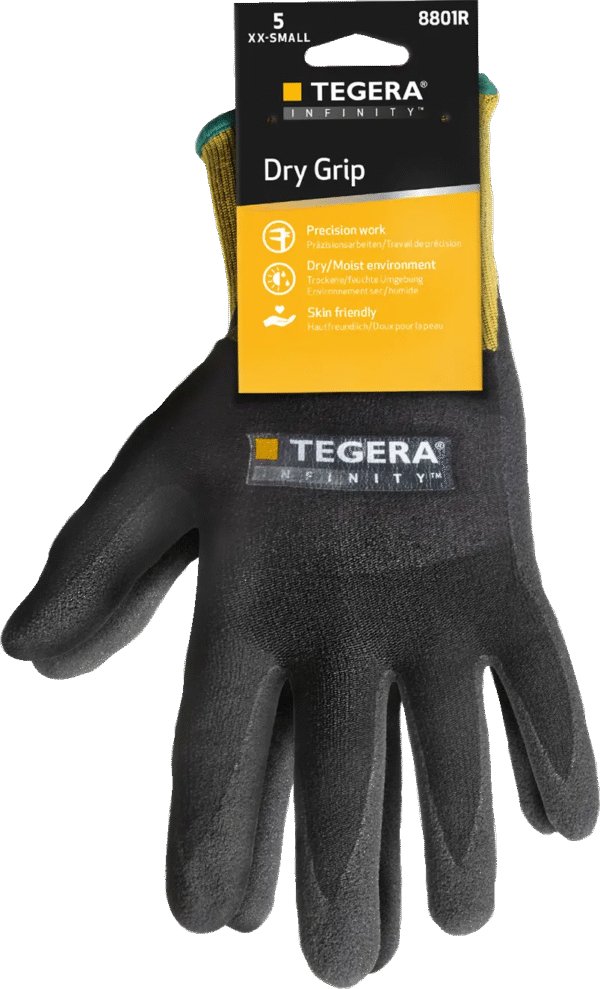 Tegera 8801R Gloves Super soft, foam finish, palm dipped