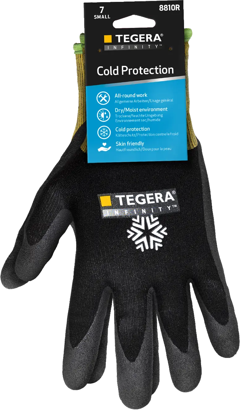 Tegera 8810R INFINITY Super soft winter glove, palm dipped Tegera 8810R INFINITY Super soft winter glove, palm dipped