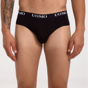 Ανδρικό εσώρουχο σλιπ Uomo Μάυρο