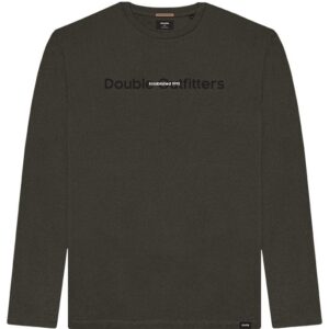 Double Ανδρική Μακρυμάνικη Μπλούζα Με Τύπωμα  TS-256A Khaki