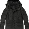 MJK-173A Double Χειμωνιάτικο Μπουφάν Puffer Black