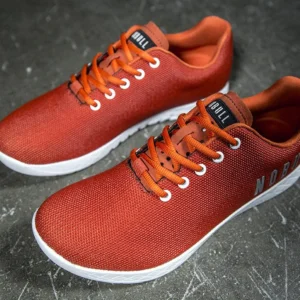 NoBull Superfacbric Trainer Burnt Orange/ White