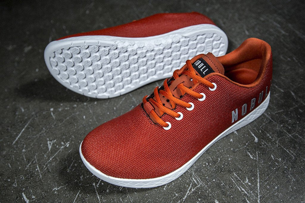 NoBull Superfacbric Trainer Burnt Orange/ White NoBull Superfacbric Trainer Burnt Orange/ White