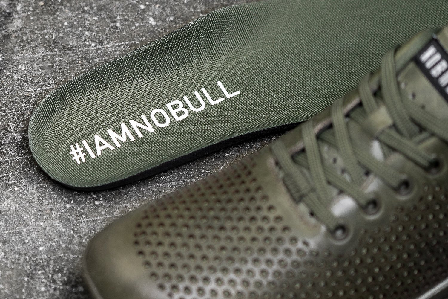 NoBull Leather Trainer Spring Moss/ Grey NoBull Leather Trainer Spring Moss/ Grey