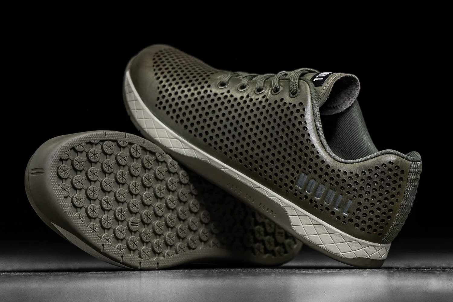 NoBull Leather Trainer Spring Moss/ Grey NoBull Leather Trainer Spring Moss/ Grey