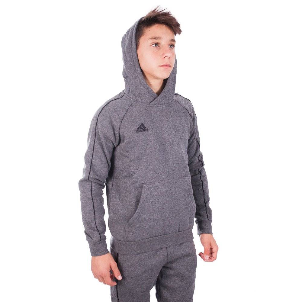 Adidas Core18 Hoody Y CV3429 Grey Adidas Core18 Hoody Y CV3429 Grey