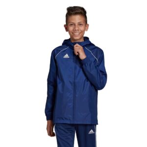 Adidas Core 18 Rain Jacket Y CV3742 Dark Blue