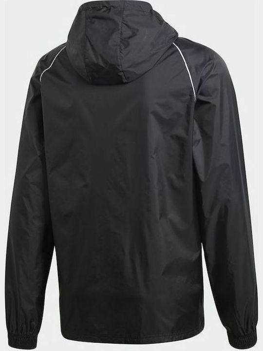Adidas Core 18 Rain Jacket CE9048 Black/White Adidas Core 18 Rain Jacket CE9048 Black/White