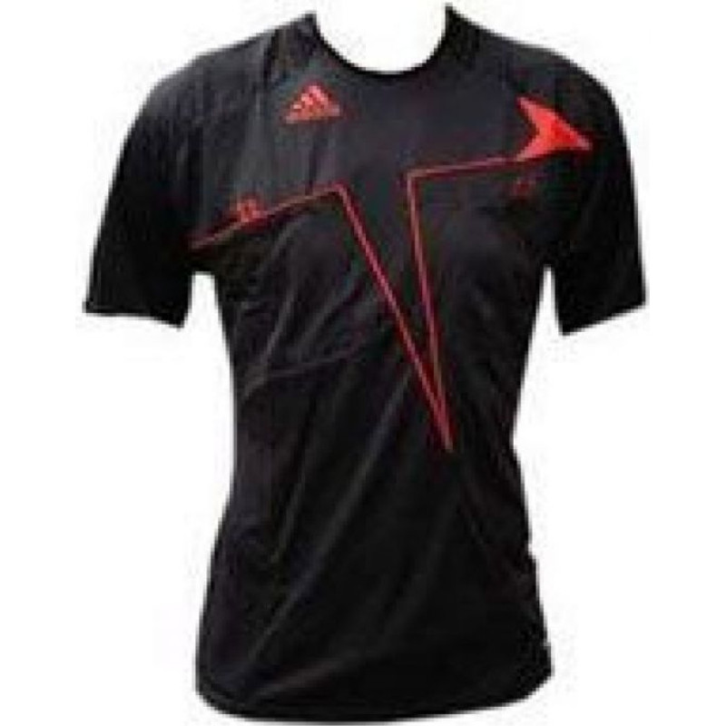 Adidas CL REF JSY SS MPO7355 Black/Red Adidas CL REF JSY SS MPO7355 Black/Red