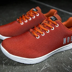 NoBull Superfacbric Trainer Burnt Orange/ White