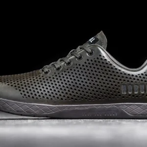 NoBull Leather Trainer BLK Olive/Dark Green