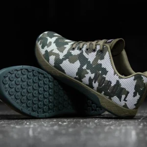 NoBull Superfabric Trainer White/Green