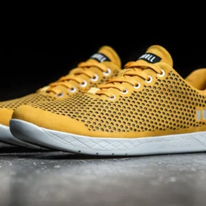 NoBull Leather Trainer Vintage Yellow/ Light Grey