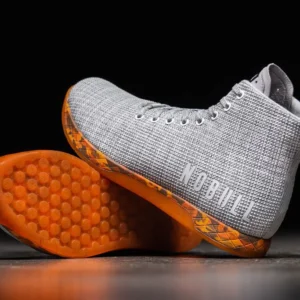 NoBull SF Trainer High White HTR/Orange