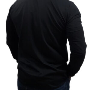 Rebase Ανδρική μπλούζα Casual Μαύρη 252RTS-9062