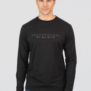 Rebase Ανδρική μπλούζα Casual 252RTS-9061 Black