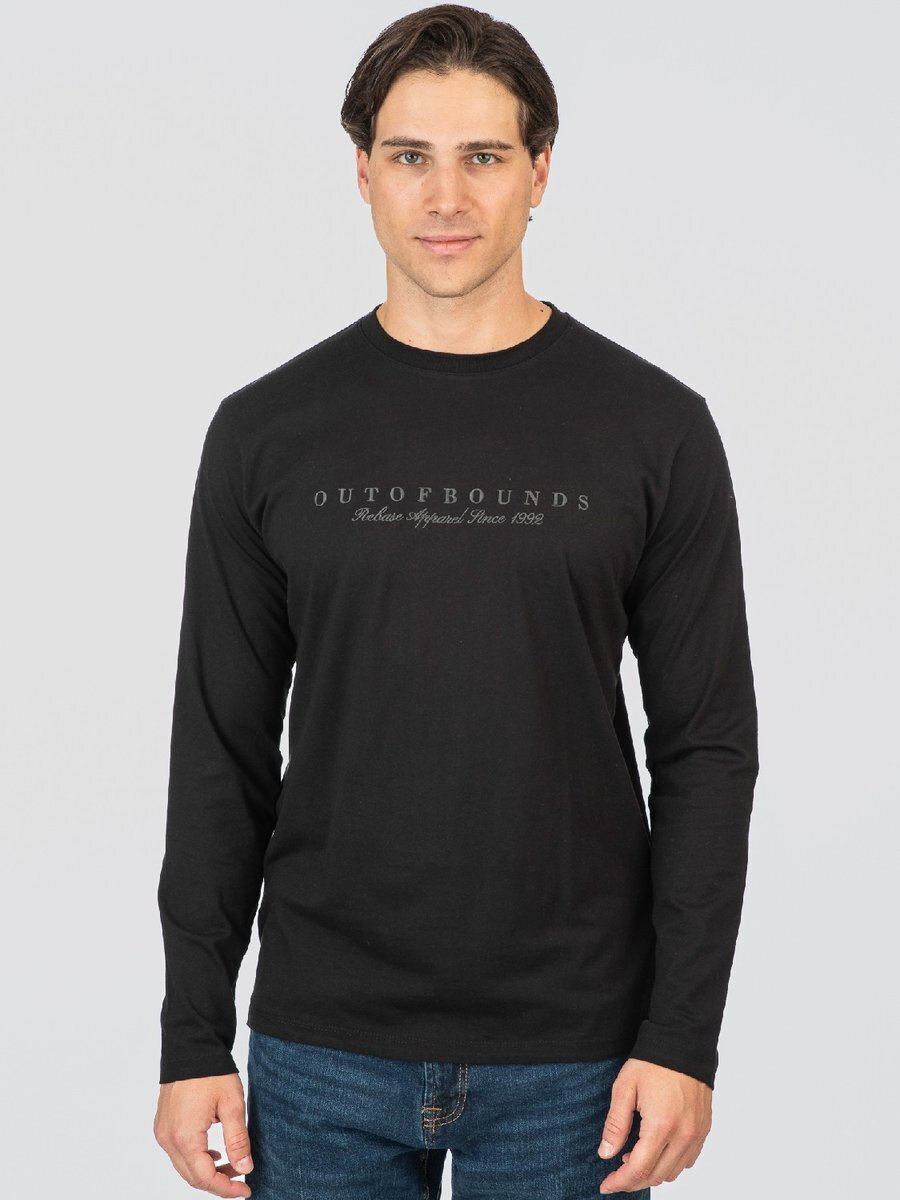 Rebase Ανδρική μπλούζα Casual 252RTS-9061 Black Rebase Ανδρική μπλούζα Casual 252RTS-9061 Black