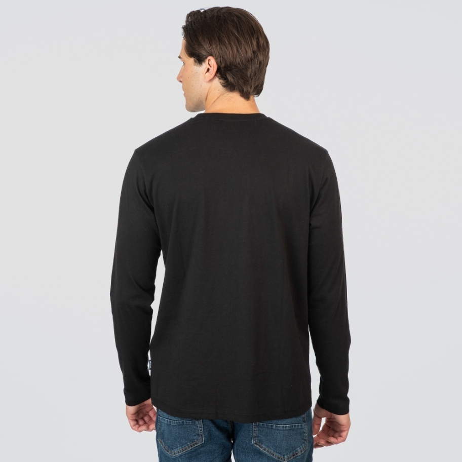 Rebase Ανδρική μπλούζα Casual 252RTS-9061 Black Rebase Ανδρική μπλούζα Casual 252RTS-9061 Black