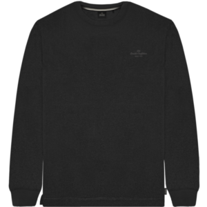 Double Μακρυμάνικο μπλουζάκι Μαύρο 252TS-9073 Pure Black