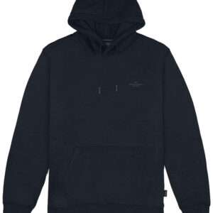 Double Hoodie Φούτερ Brushed Fleece DOUBLE MTOP-1081 Dk Blue