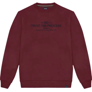 Double Φούτερ Brushed Fleece MTOP-1009 Deep Red