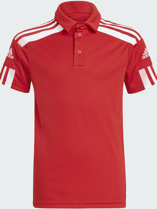 Adidas Squadra 21 Polo Y GP6423 Power Red/White