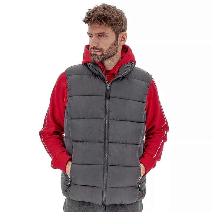 Lotto Gilet Davos Pad Vulcan Gray 220269 10B