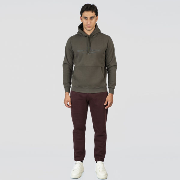 Double Φούτερ με Στάμπα Υψηλής Πυκνότητας 252MTOP-1075 Khaki