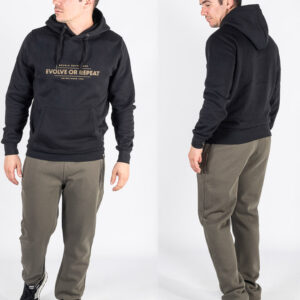 Double Hoodie Φούτερ Brushed Fleece DOUBLE MTOP-108 Black