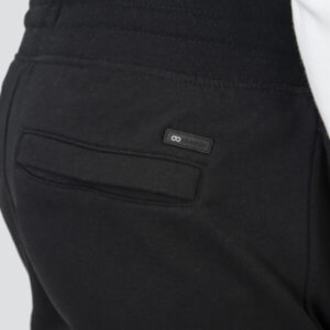 Double Παντελόνι φόρμας με λάστιχο στη μέση και τσέπες cargo (Fleece από πετσετέ ύφασμα) 252MPAN-6031Black