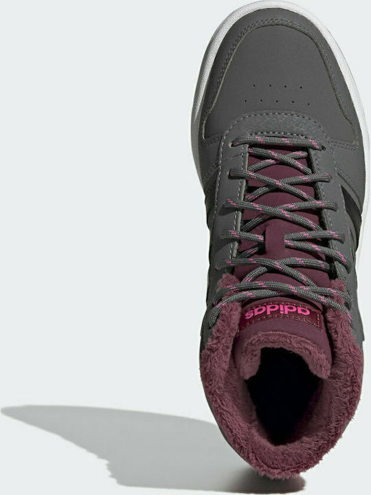 AdidasHoops 2 Αθλητικά Παιδικά Παπούτσια Μπάσκετ με Κορδόνια Grey Five / Core Black / Screaming Pink GZ7796 AdidasHoops 2 Αθλητικά Παιδικά Παπούτσια Μπάσκετ με Κορδόνια Grey Five / Core Black / Screaming Pink GZ7796