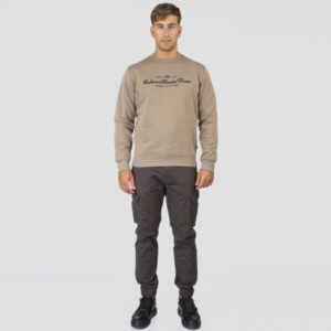 Double Ανδρικό Cargo Παντελόνι με λάστιχα 252CCP-4066 Anthracite