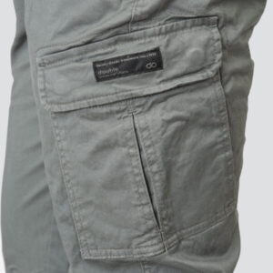 Double Ανδρικό Cargo Παντελόνι με λάστιχα 252CCP-4066 Sage Green