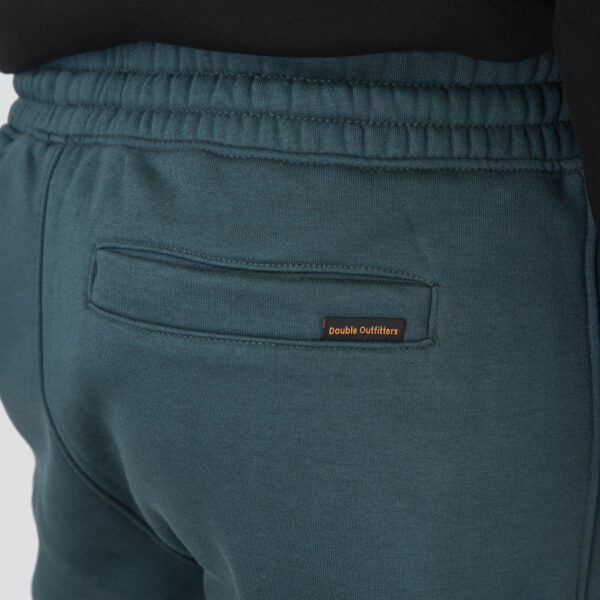 Double Παντελόνι φόρμας με ελαστική ζώνη και τσέπες με φερμουάρ 252MPAN-6028 Deep Teal Double Παντελόνι φόρμας με ελαστική ζώνη και τσέπες με φερμουάρ 252MPAN-6028 Deep Teal