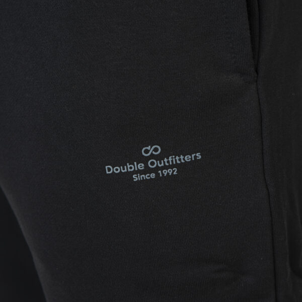 Double Παντελόνι φόρμας με λάστιχο στη μέση και εκτύπωση υψηλής πυκνότητας 252MPAN-6030 Black Double Παντελόνι φόρμας με λάστιχο στη μέση και εκτύπωση υψηλής πυκνότητας 252MPAN-6030 Black