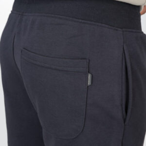 Double Παντελόνι φόρμας με λάστιχο στη μέση και εκτύπωση υψηλής πυκνότητας 252MPAN-6030 Navy