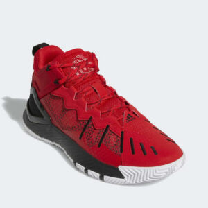 Adidas D Rose Ψηλά Μπασκετικά Παπούτσια Vivid Red / Core Black / Cloud White GY3268
