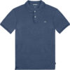 PS-32S Double Polo Pique Mao Collar Indigo